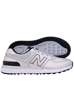 Show details for New Balance Women's 574 Greens V2 Golf Shoes  - Silver