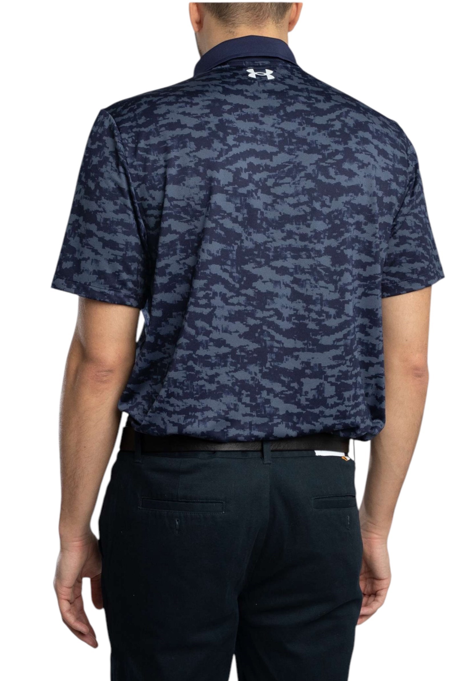 Picture of Under Armour Men's UA Matchplay Printed Polo - Midnight Navy 417