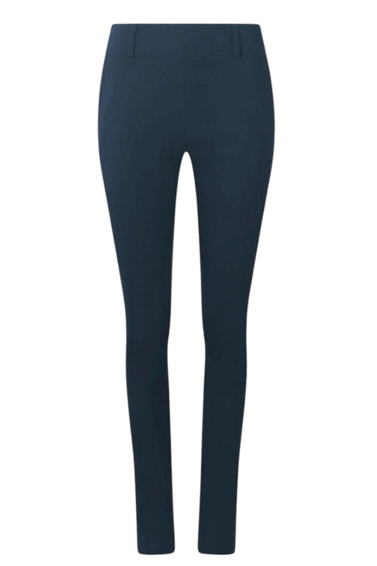 Picture of Pure Golf Ladies Charm Stretch Pull on Trousers - Navy - 14 Short ONLY