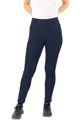 Show details for Pure Golf Ladies Charm Stretch Pull on Trousers - Navy - 14 Short ONLY