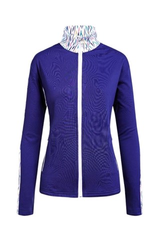 Picture of JRB Ladies Lightweight Midlayer Jacket - Skipper Blue Print