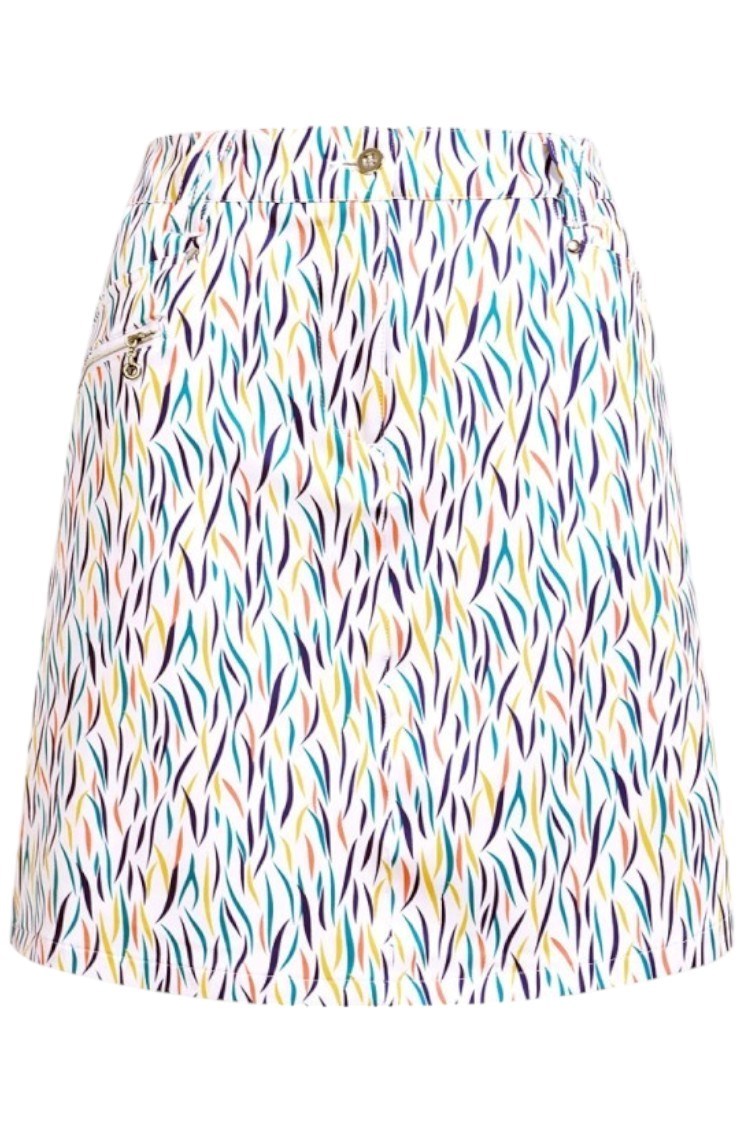 Picture of JRB zns Ladies Golf Skort - Skipper Blue Print