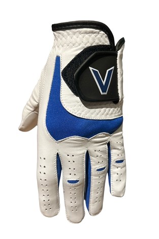 Show details for Premium Cabretta Leather Glove - White / Blue