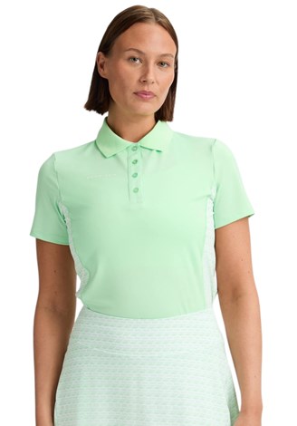 Show details for Rohnisch Ladies Nicky Polo Shirt - Monogram Green Ash