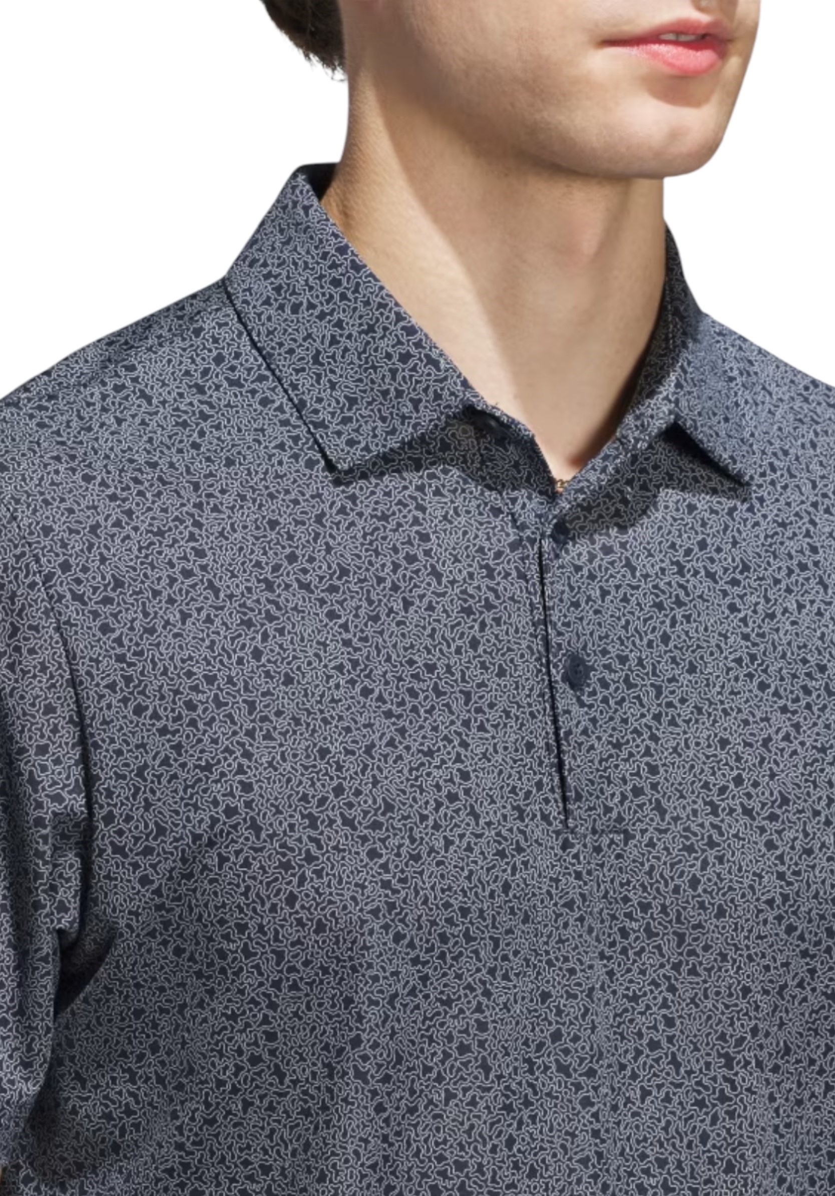 Picture of adidas Men's Ultimate 365 Mini Bunker Polo Shirt - Collegiate Navy