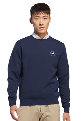 Show details for adidas Golf Men's Crewneck Sweater - Collegiate Navy