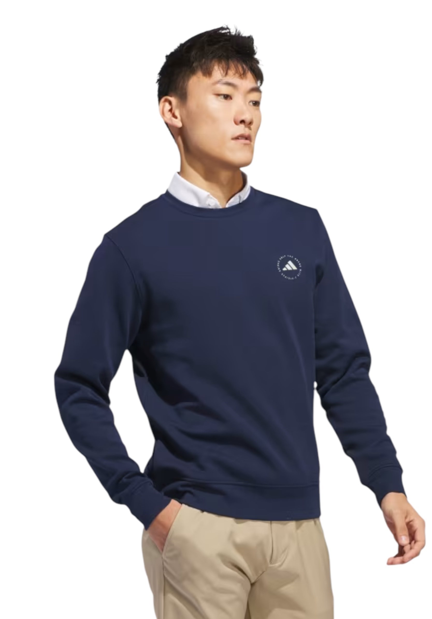 Picture of adidas Golf Men's Crewneck Sweater - Collegiate Navy