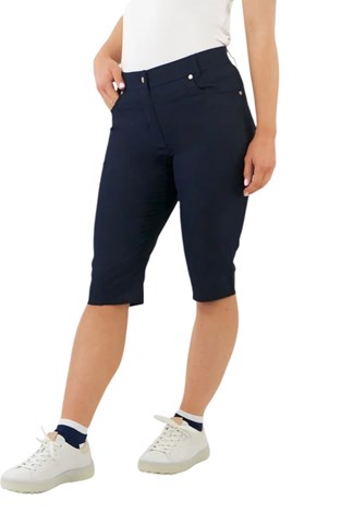 Show details for Pure Golf Ladies Trust2 Bermuda Shorts - Navy