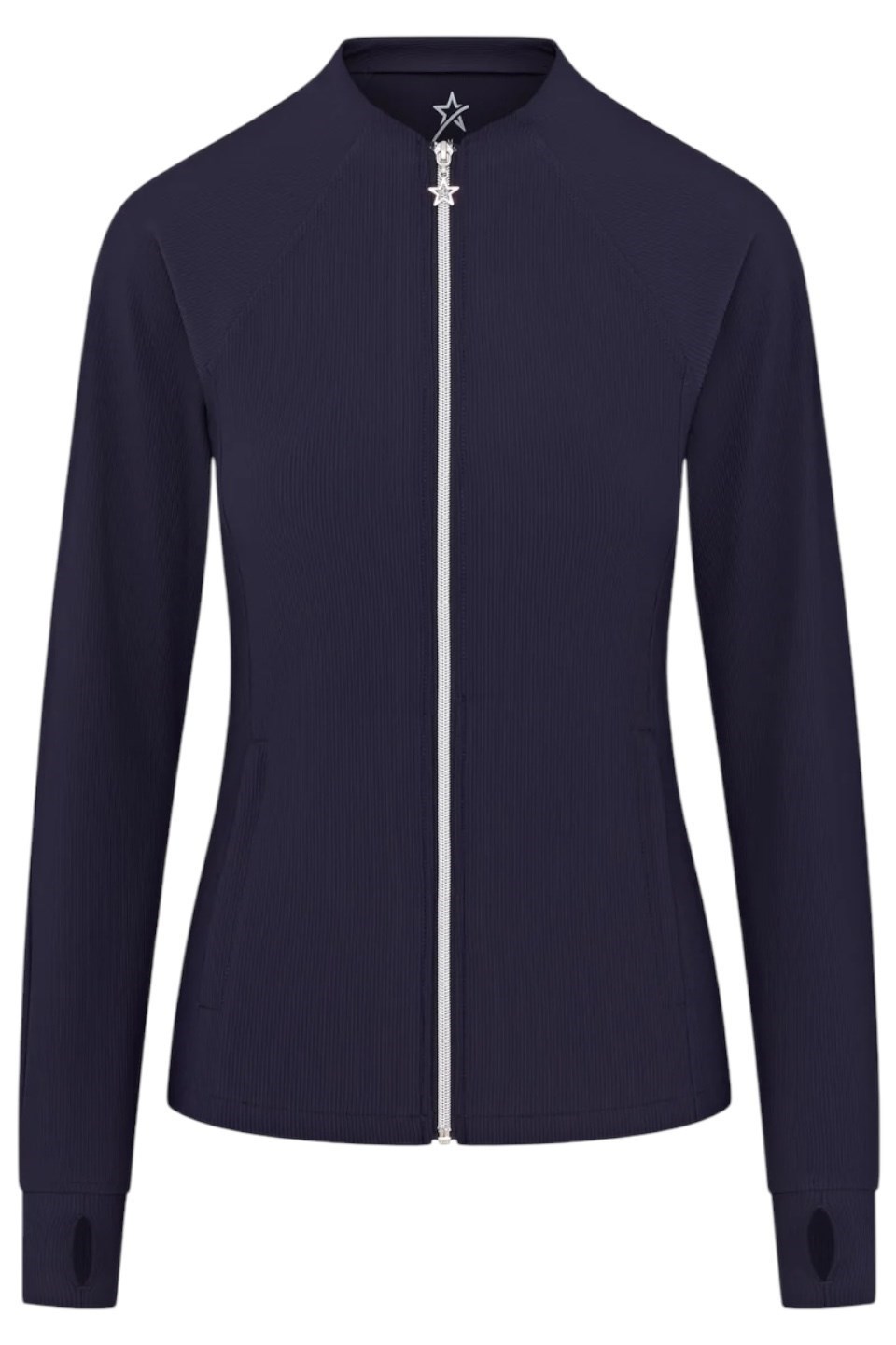 Picture of Swing out Sister Ladies Peach Elite Lightweight Full Zip Jacket - Midnight Navy