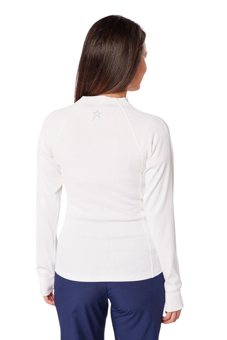 Picture of Swing out Sister Ladies Peach Elite Lightweight Full Zip Jacket - White