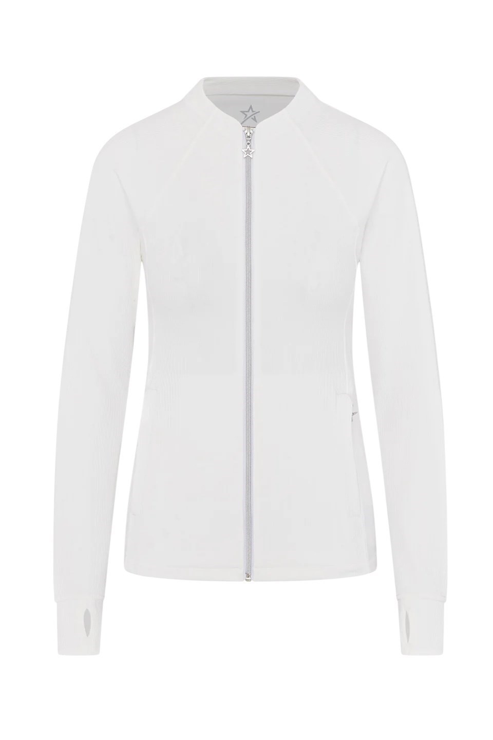 Picture of Swing out Sister Ladies Peach Elite Lightweight Full Zip Jacket - White