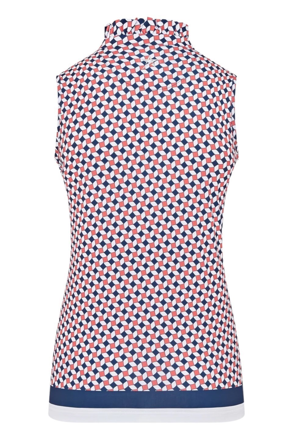 Picture of Swing out Sister Ladies Leona Pattern Frill Sleeveless Top - Jumping Beans