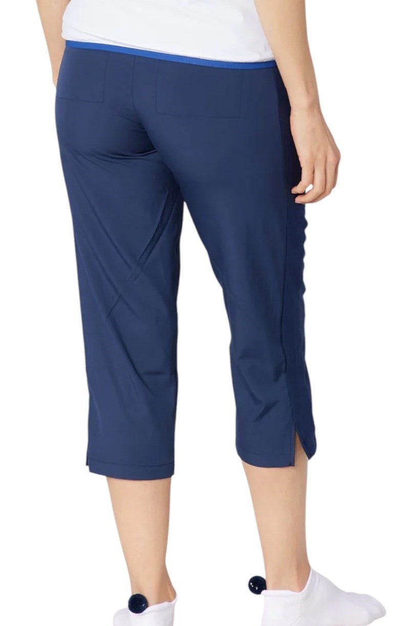Picture of Swing out Sister zns Ladies Rita Lightweight Pull On Capri - Navy