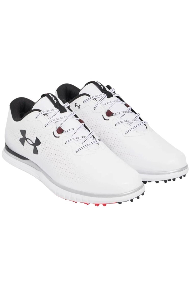 Picture of Under Armour Men's Glide SL 2 Spikeless Golf Shoes - White / Black 102