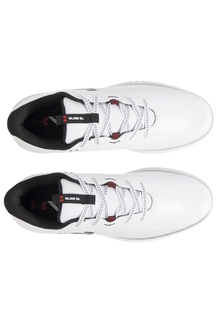Picture of Under Armour Men's Glide SL 2 Spikeless Golf Shoes - White / Black 102