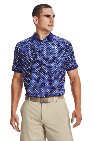 Picture of Under Armour Men's UA Iso-Chill Penta Dot Polo Shirt - Regal 415