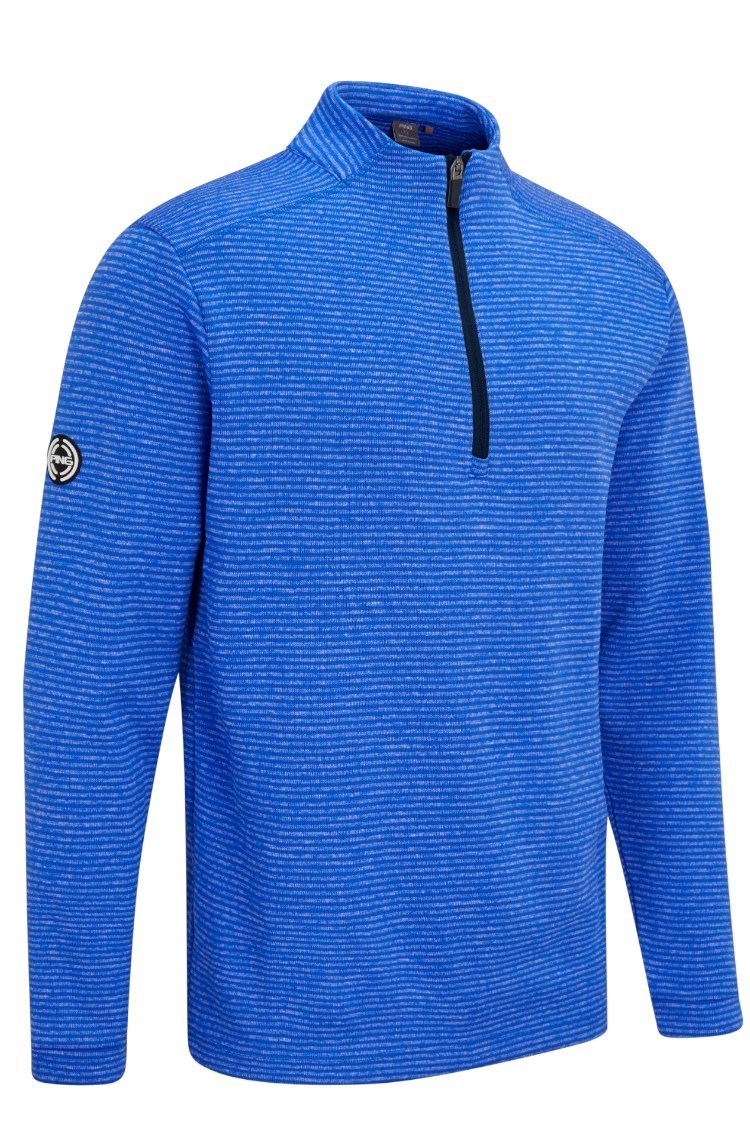 Picture of Ping Men's Bryon Striped Fleece - Ultra Blue Multi