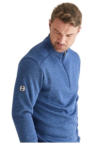 Picture of Ping Men's Bryon Striped Fleece - Navy Multi