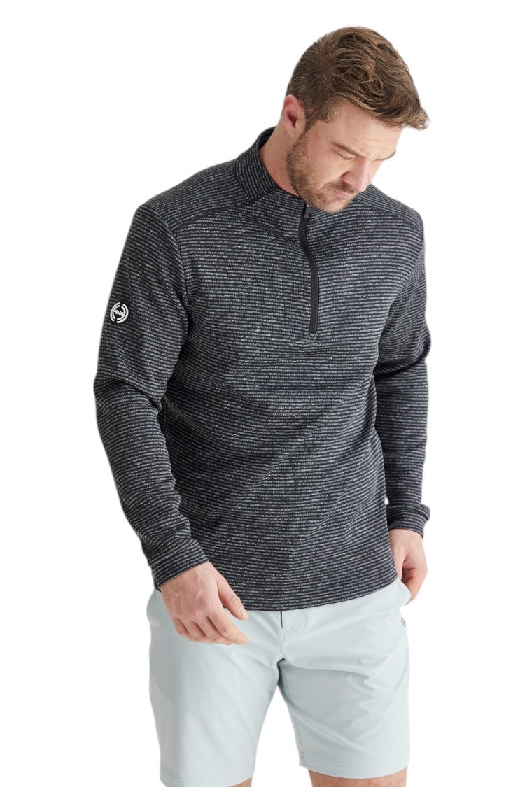 Picture of Ping Men's Bryon Striped Fleece - Black Multi