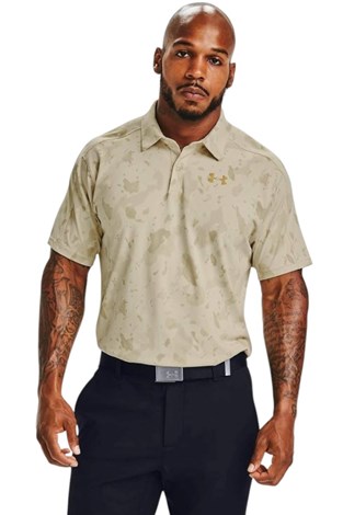 Show details for Under Armour Men's Vanish Jacquard Upstream Camo Polo - Green Henz 110