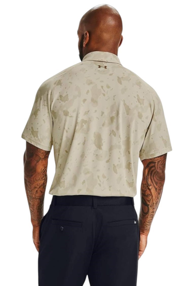 Picture of Under Armour ZNS Men's Vanish Jacquard Upstream Camo Polo - Green Henz 110 - XL ONLY