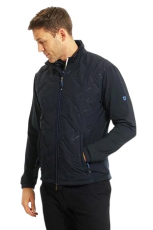 Show details for Island Green Men's Heat Welded Quilted Jacket  - Navy