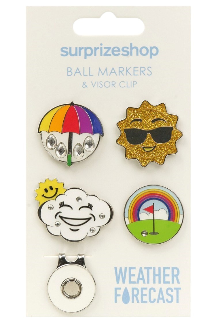 Picture of Surprizeshop zns Ladies Ball Marker and Visor Clip - Weather Forecast