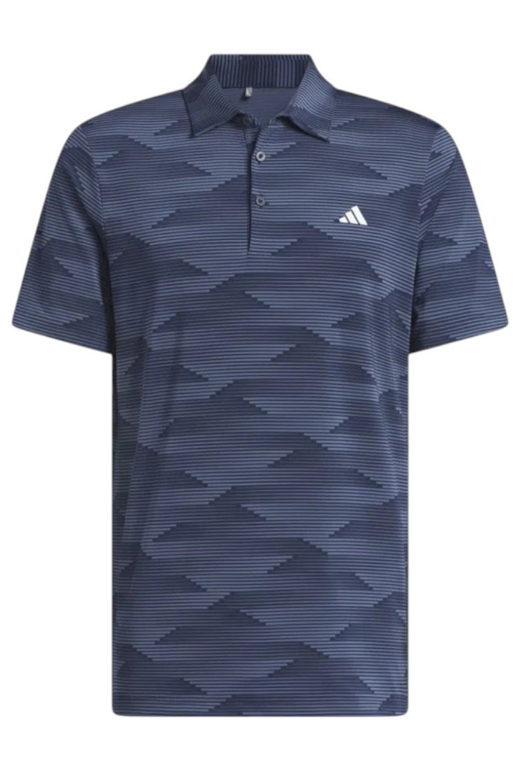 Picture of adidas zns Men's Ultimate 365 Speed Stripe Polo Shirt - Collegiate Navy / Preloved Ink