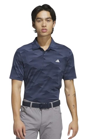 Picture of adidas zns Men's Ultimate 365 Speed Stripe Polo Shirt - Collegiate Navy / Preloved Ink