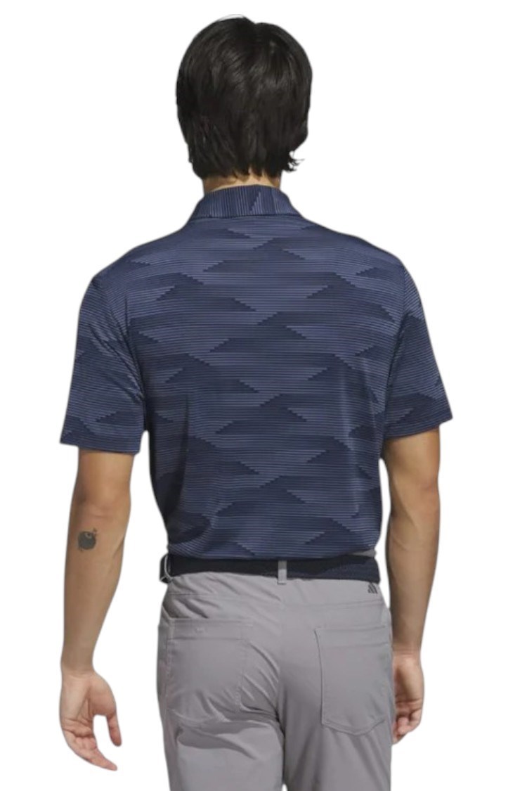Picture of adidas zns Men's Ultimate 365 Speed Stripe Polo Shirt - Collegiate Navy / Preloved Ink