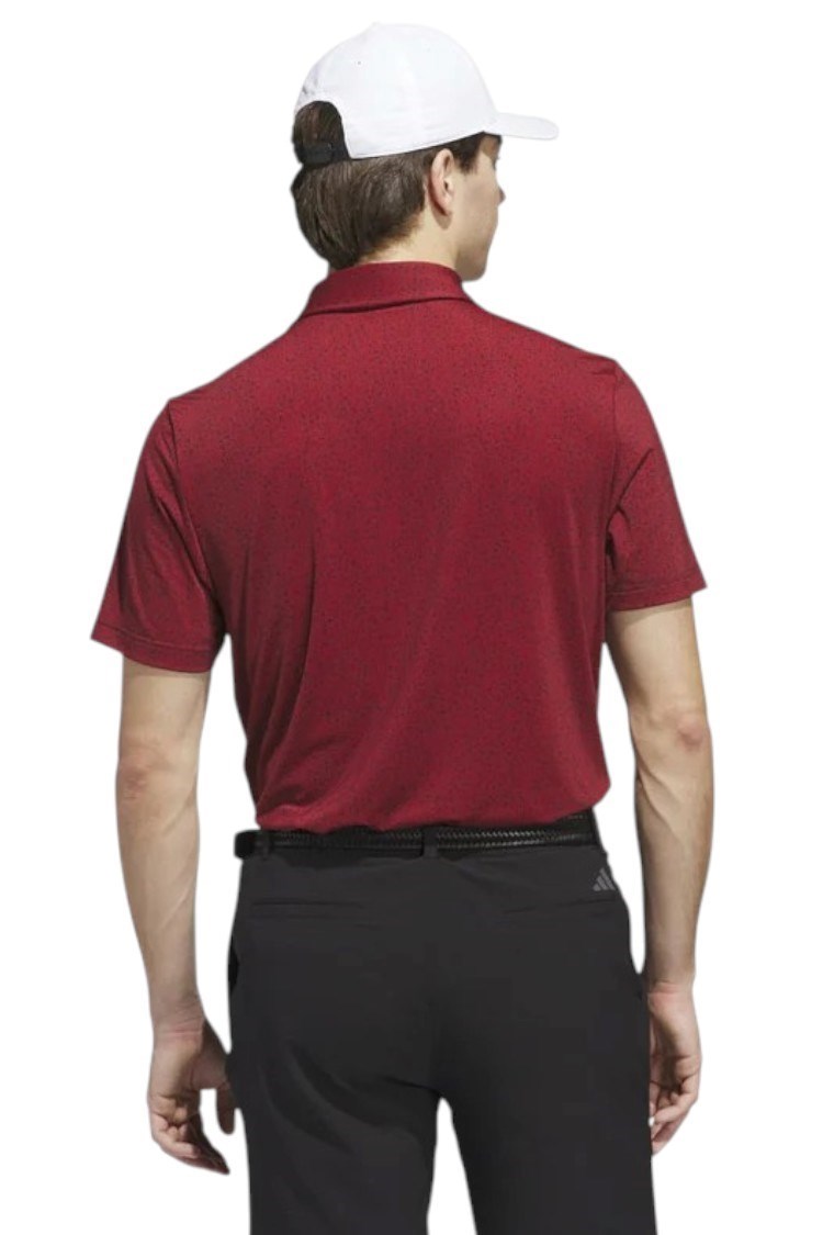 Picture of adidas Men's Ultimate 365 Mini Bunker Polo Shirt - Aurora Ruby