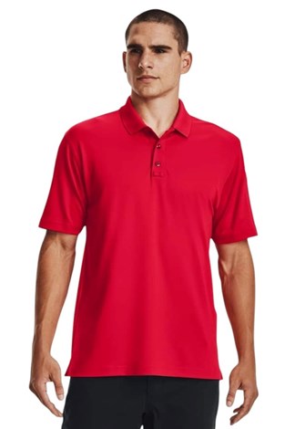 Show details for Under Armour Men's UA Tactial Performance Polo - Red 600