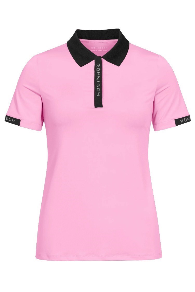 Picture of Rohnisch zns Ladies Abby Polo Shirt - Fuchia Pink