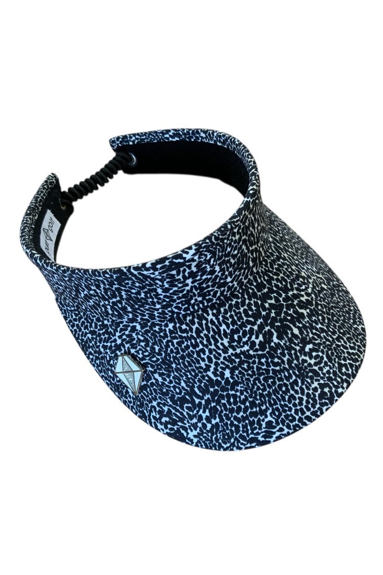Picture of Pure Golf zns Ladies Arielle Sun Visor with Ball Marker - Cheetah