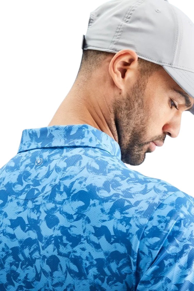 Picture of Ping Men's Julian Polo Shirt - Tidal Blue Multi