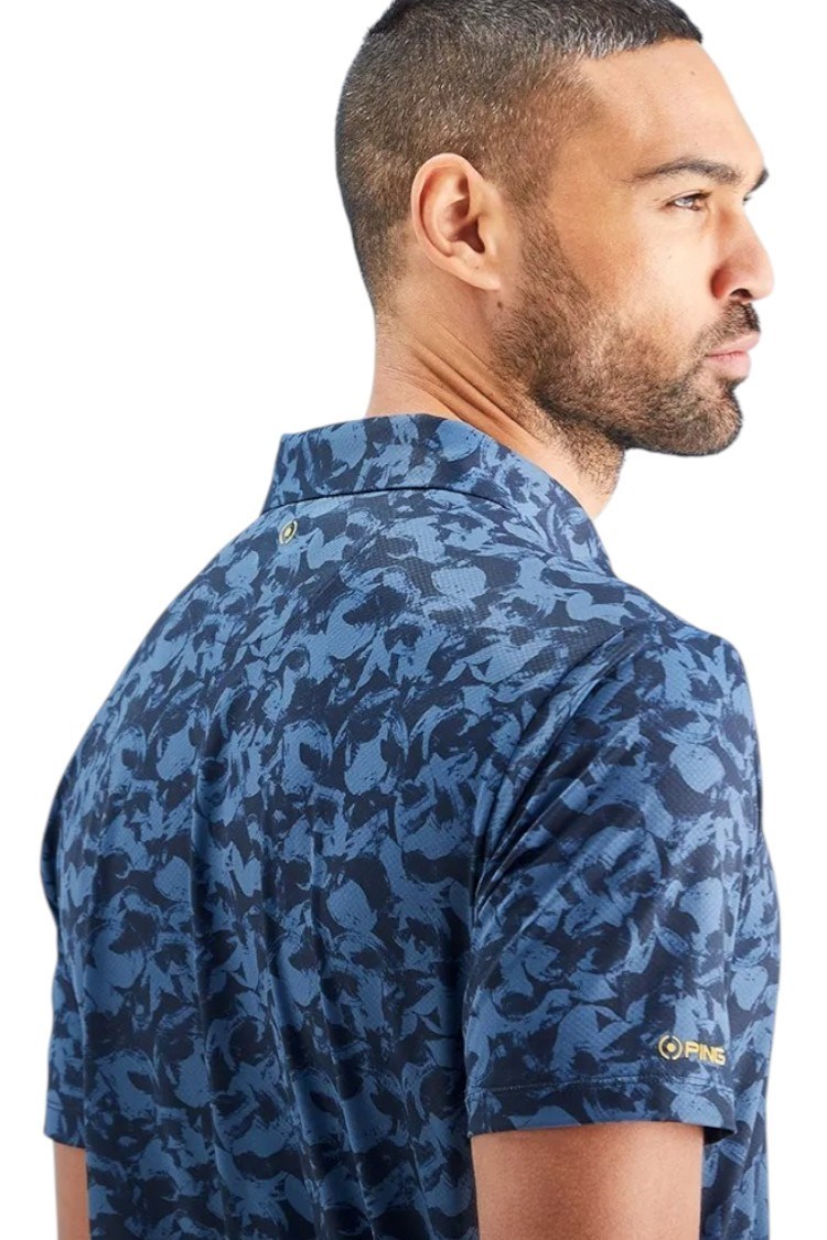 Picture of Ping Men's Julian Polo Shirt - Blue Fusion Multi (XL ONLY)
