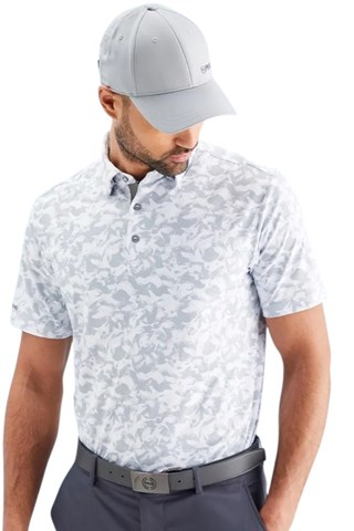 Picture of Ping zns Men's Julian Polo Shirt - Silver Multi
