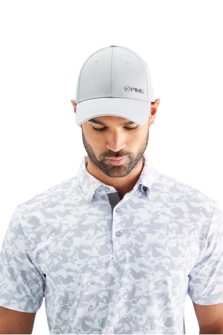 Picture of Ping zns Men's Julian Polo Shirt - Silver Multi