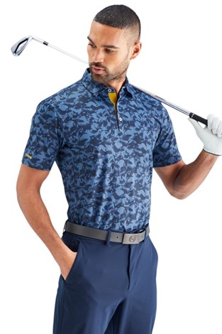 Show details for Ping Men's Julian Polo Shirt - Blue Fusion Multi (XL ONLY)