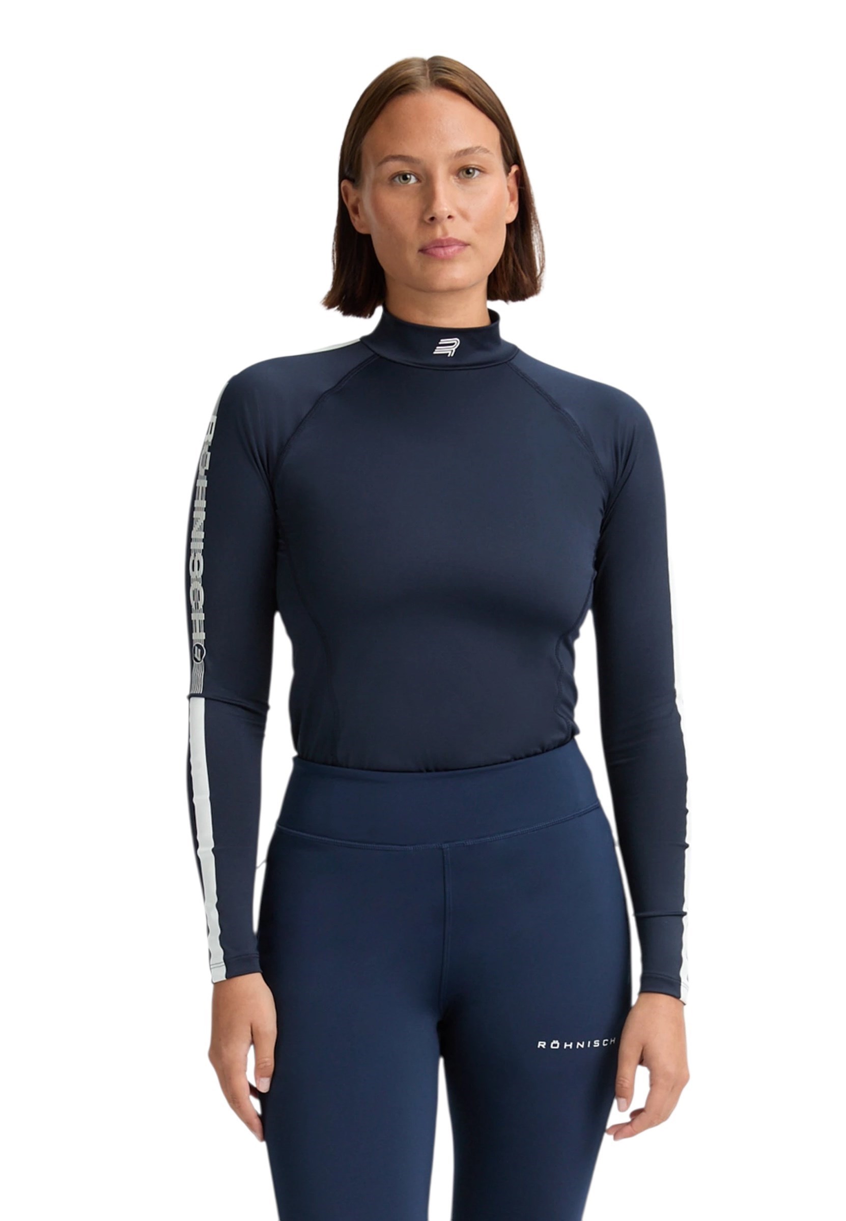 Picture of Rohnisch zns Ladies Pull On Flattering Golf Pants - Navy