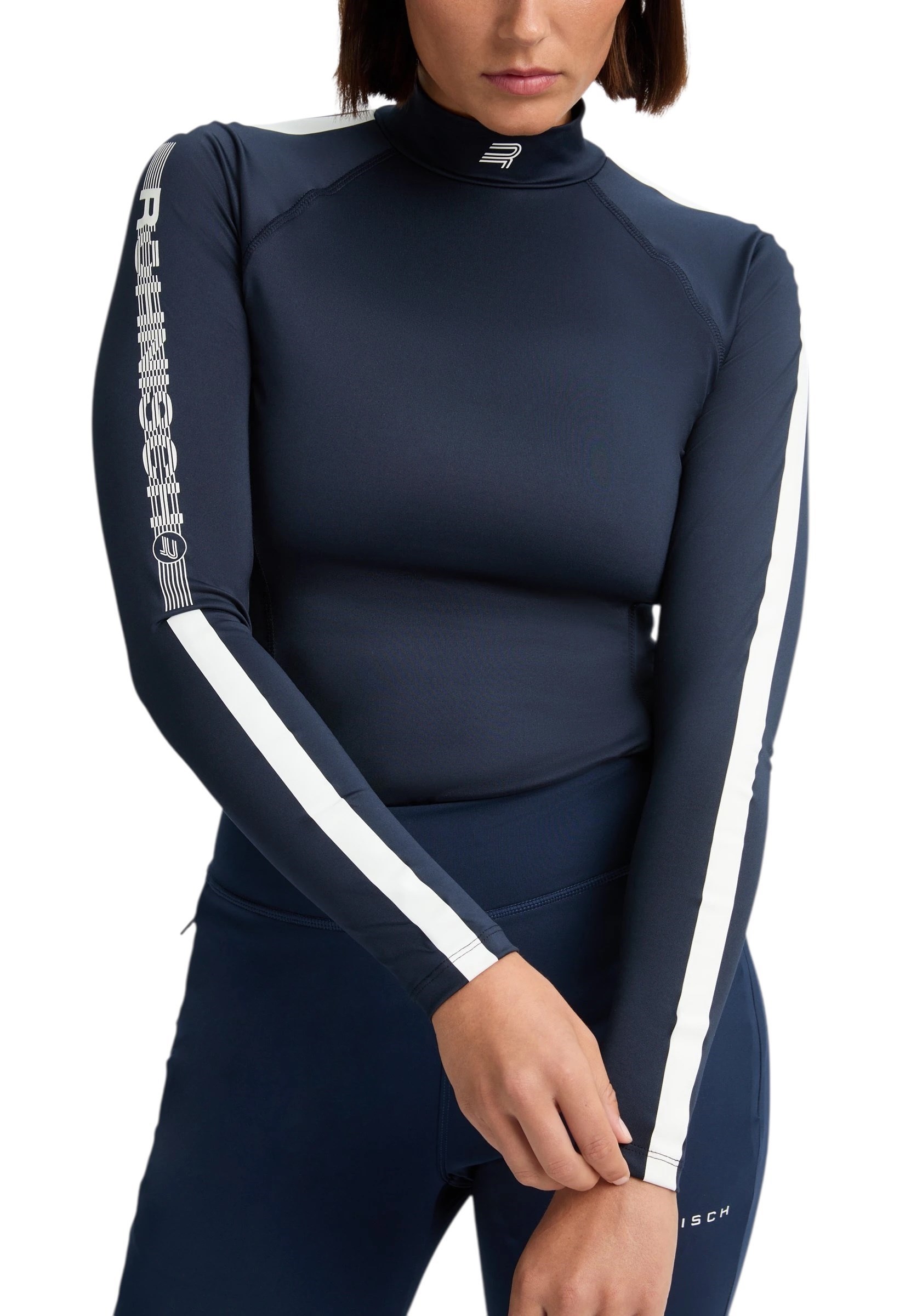 Picture of Rohnisch zns Ladies Pull On Flattering Golf Pants - Navy