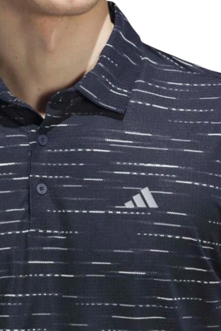 Picture of adidas Men's Ultimate 365 Mesh Print Polo - Collegiate Navy