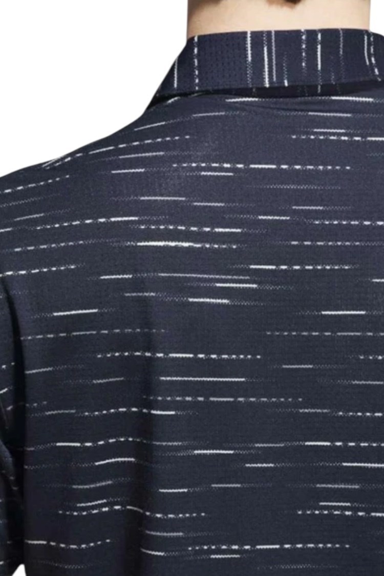 Picture of adidas Men's Ultimate 365 Mesh Print Polo - Collegiate Navy