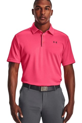 Under Armour zns Men's UA Tech Polo Shirt Pink Shock 683 XXL