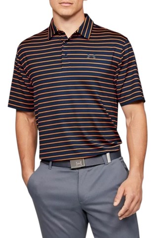 Picture of Under Armour Men's UA Playoff 2.0 Polo Shirt - Academy / Orange 416 - SMALL ONLY