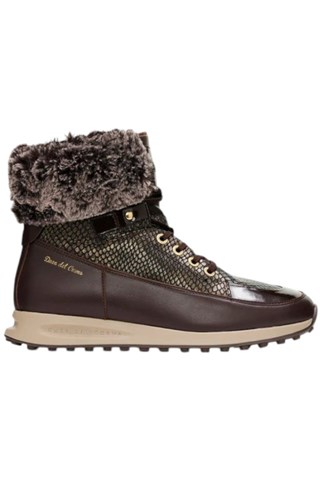 Picture of Duca Del Cosma zns  Ladies Francesca Golf Boots - Dark Brown