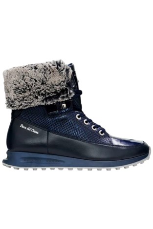 Show details for Duca Del Cosma Ladies Francesca Golf Boots - Navy