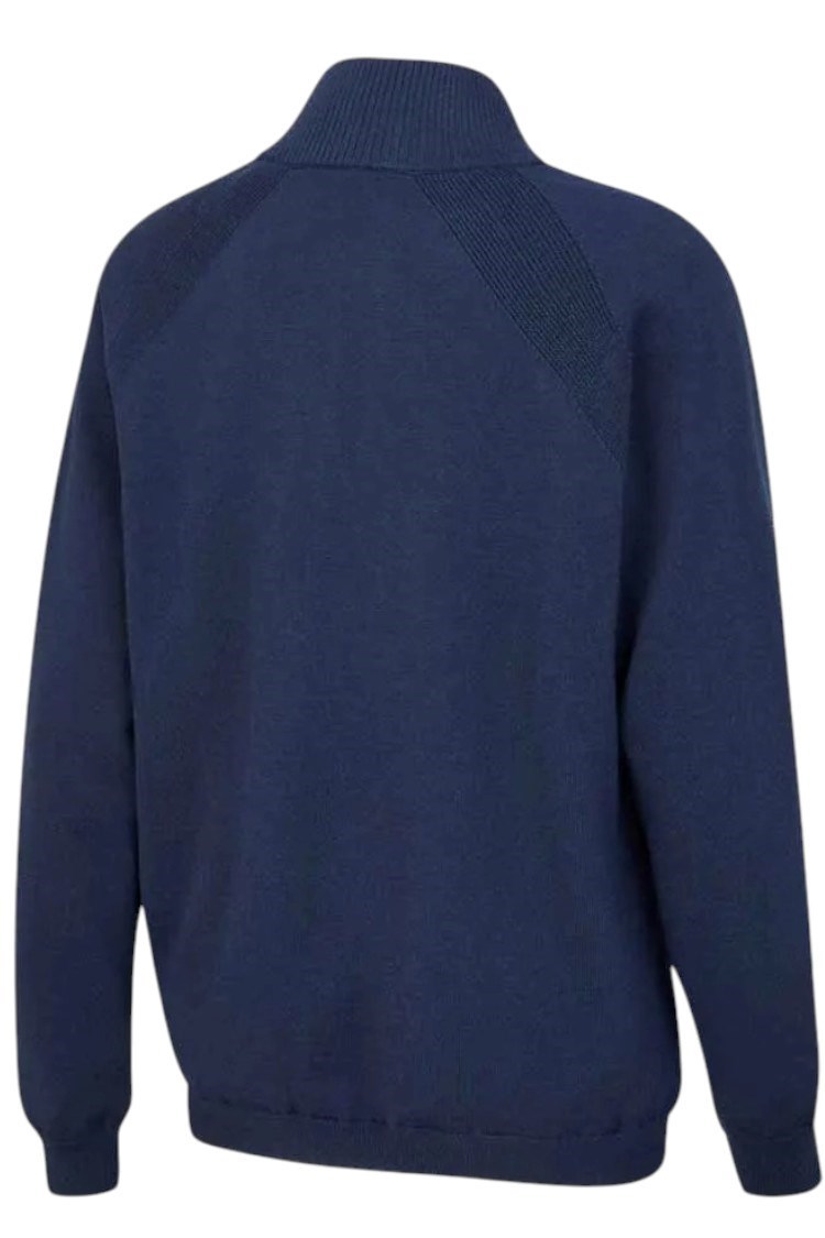 Picture of Ping Ladies Hartley Lined 1/2 Zip Sweater - Oxford Blue