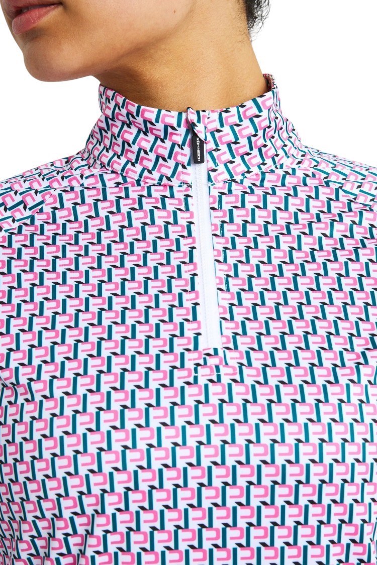 Picture of Rohnisch Ladies Addy Long Sleeve Top - Logo Rose