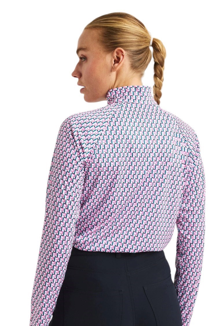 Picture of Rohnisch Ladies Addy Long Sleeve Top - Logo Rose